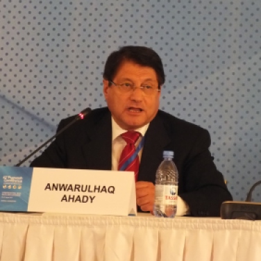 Anwarulhaq Ahady (Afghanistan), Afghan Minister of Transportation and Commerce